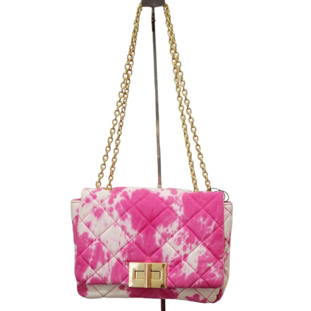 Jelavu pink tie-dyed shoulder bag